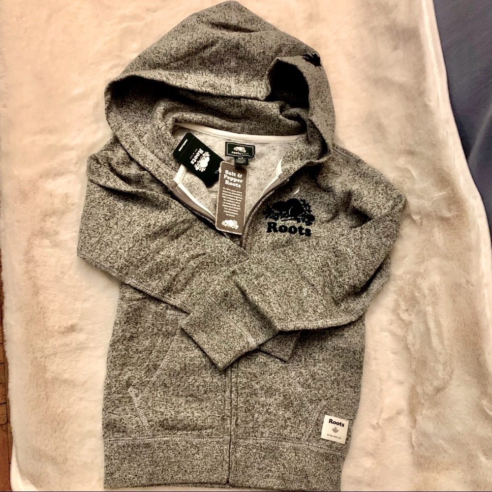 Roots Boys Original Full Zip Hoody, Size S